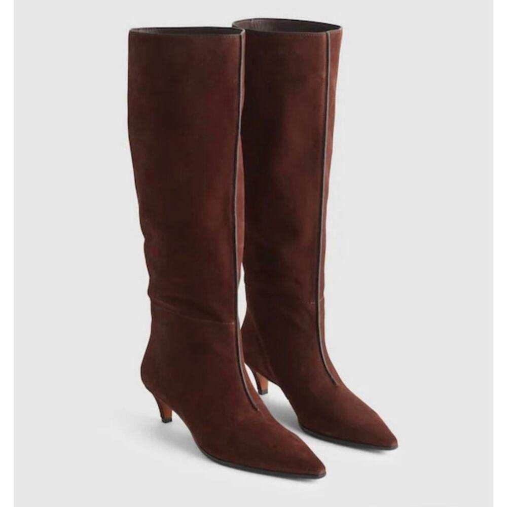 Madewell Emilie Brown Heeled Boots